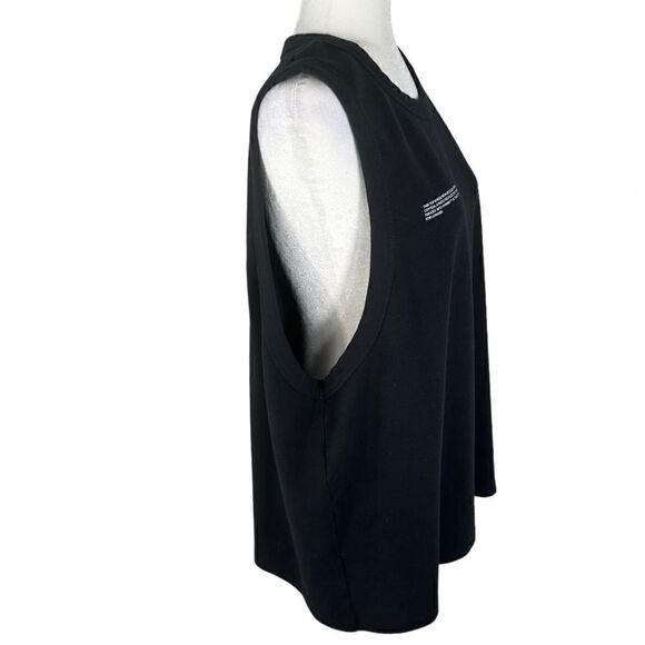 Pangaia Women's Black Recycled Organic Cotton Tank Top - Picture 5 of 9